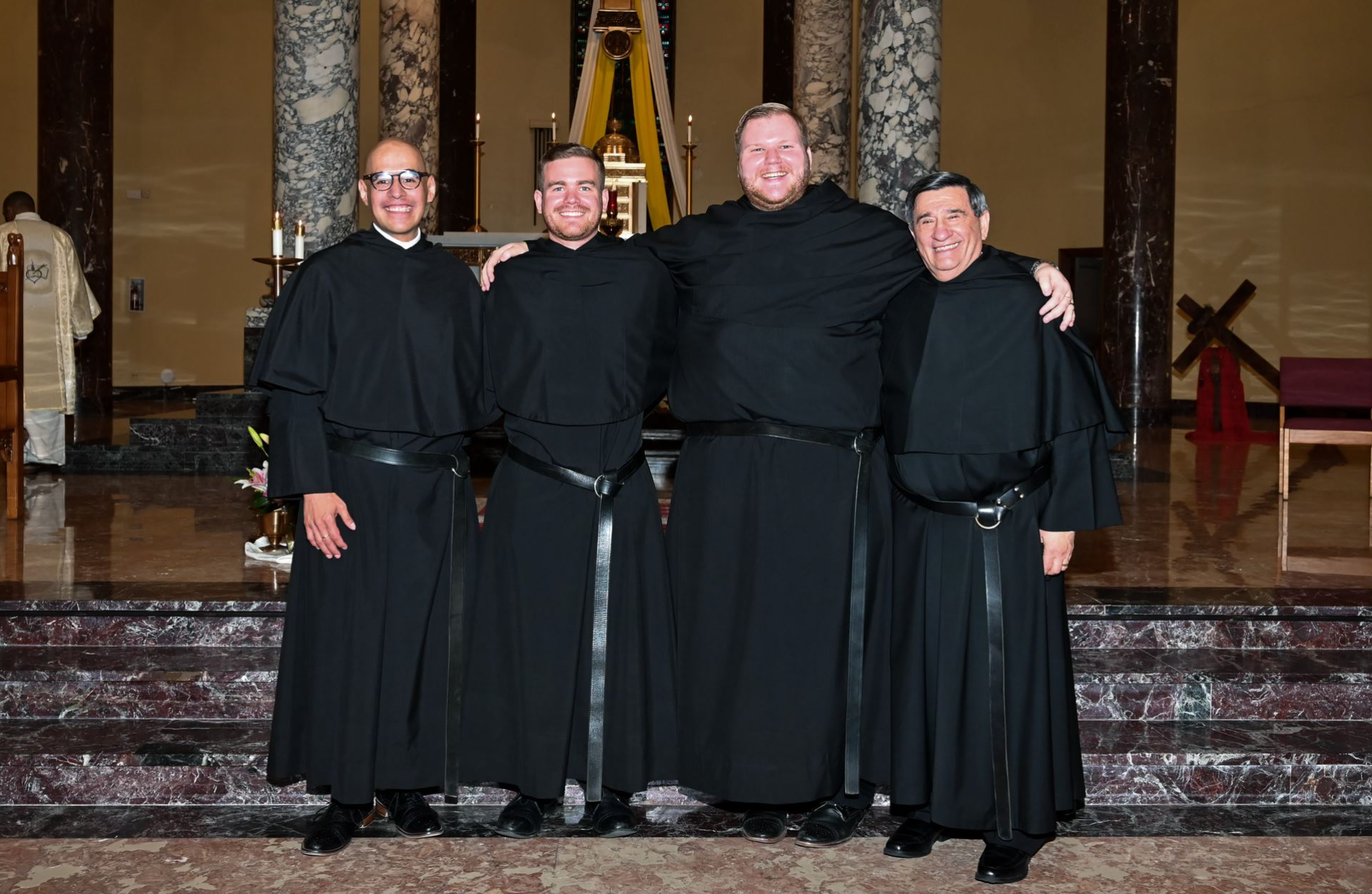 (l-r) Fr. Ray, Br. Jeff, Br. Joe and Fr. Joe