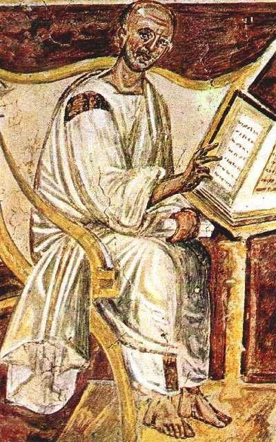 Painting of Saint Augustine with his Rule